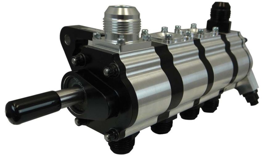 Moroso 22364 4 Stage Dry Sump Oil Pump w/Fuel Pump Drive - Tri-Lobe - Left Side - 1.200 Pressure