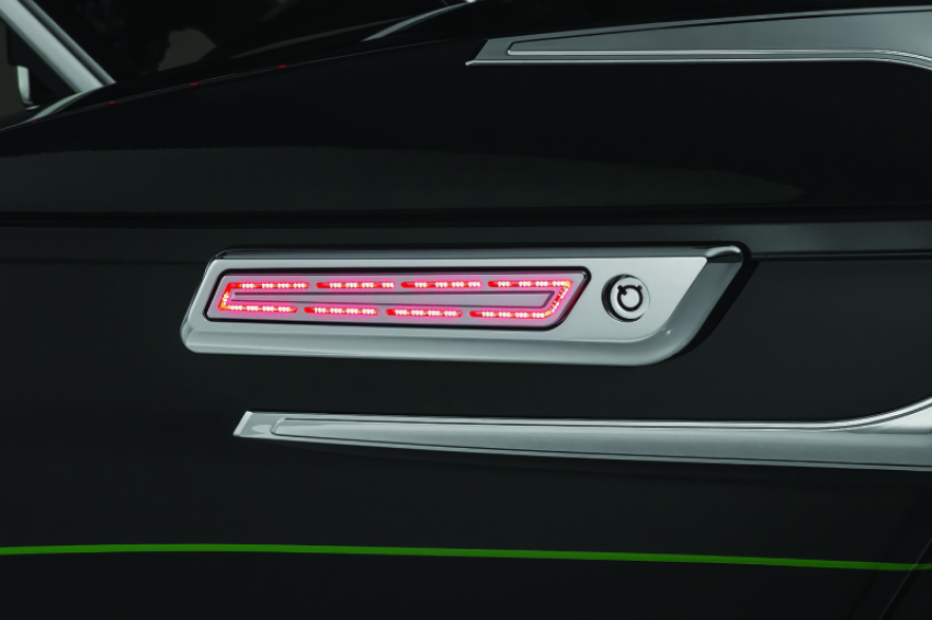 Kuryakyn 5476 LED Saddlebag Hinge Accents Chrome