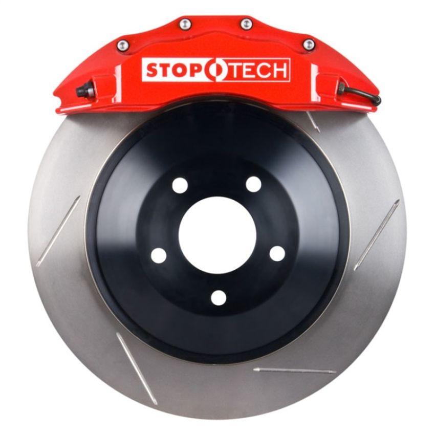 Stoptech 82.243.6100.71 Chrysler 300C Front Touring 1-Piece BBK w/ Red ST-60 Calipers Slotted Rotor