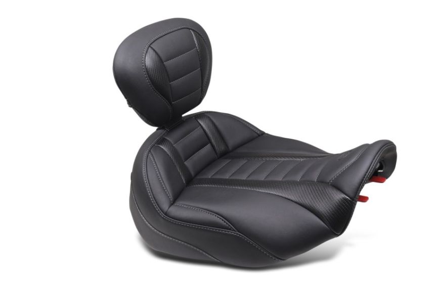 Mustang Motorcycle 89401 Mustang 23-24 HD CVO Road Glide(ST), 2024 Rd Glide and Street Glide Deluxe Touring Solo Seat - Black
