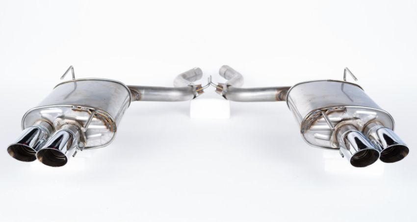 Roush 421921 2015-2017 Ford Mustang 5.0L V8 Quad Tip Active-Ready Exhaust Kit (Requires 421926)