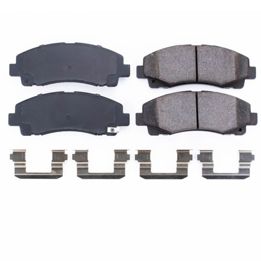 PowerStop 17-1102 PowerStop - Z17 Low-Dust Ceramic Brake Pads with Hardware
