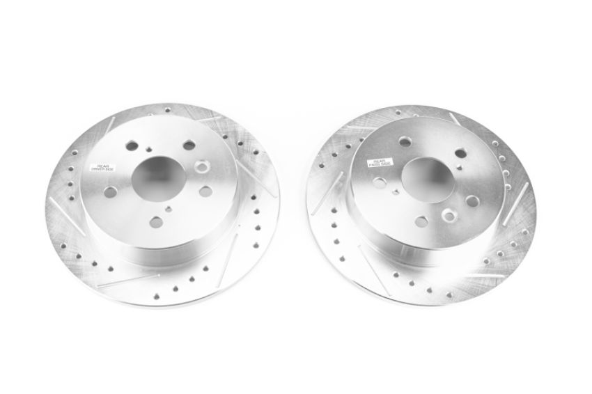 PowerStop JBR1764XPR PowerStop Evolution Performance Drilled, Slotted & Plated Brake Rotor Pair
