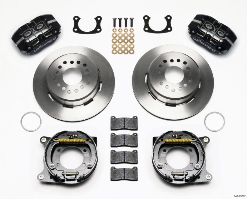 Wilwood 140-13207 Dynapro Dust-Boot P/S Park Brake Kit New Big Ford 2.50in Offset