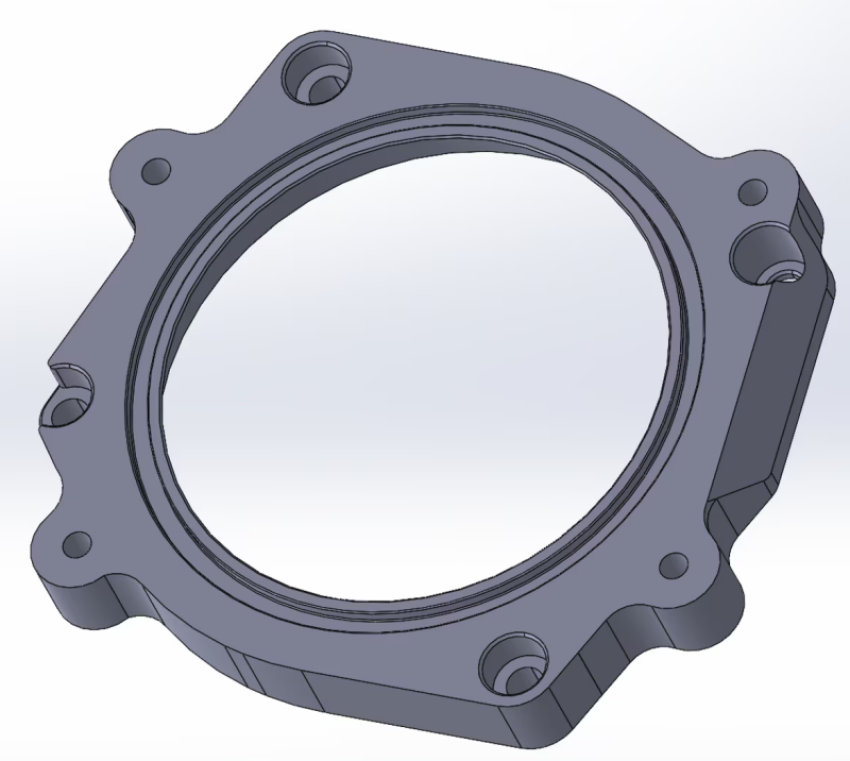VMP Performance VMP-INA048 GT350 87mm Throttle Body Adapter Plate To Predator Supercharger