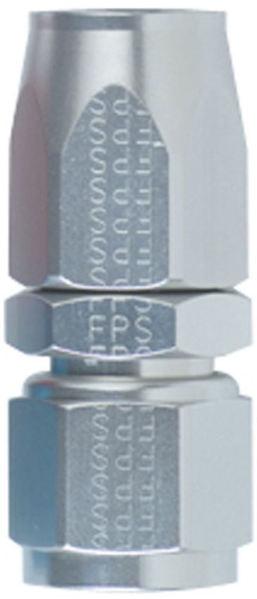 FRAGOLA FRG100112-CL #12 Straight Power Flow Hose End - Clear