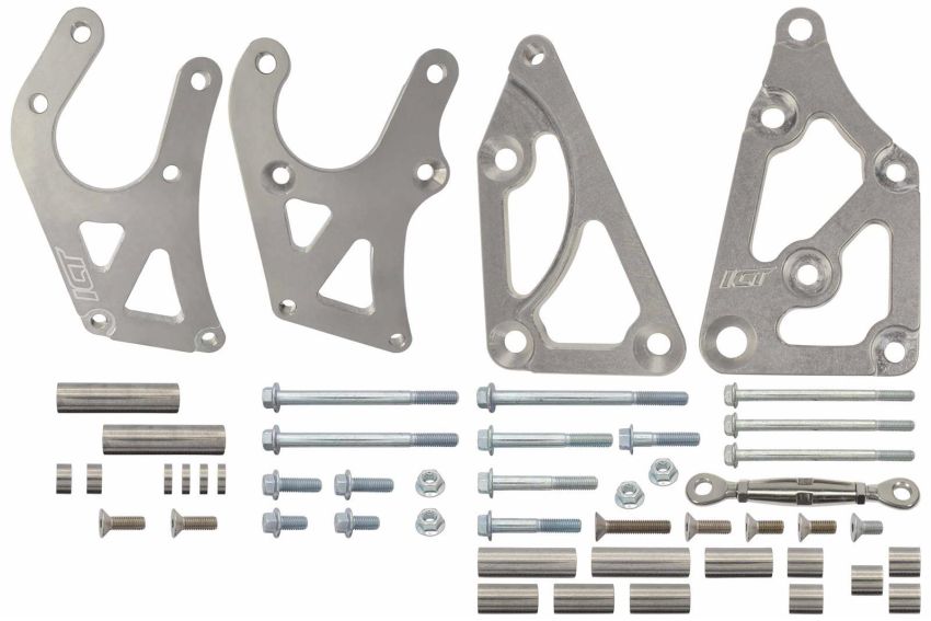ICT BILLET ICT551396LS0-3 LS Truck Power Steering Pump /Alternator Bracket