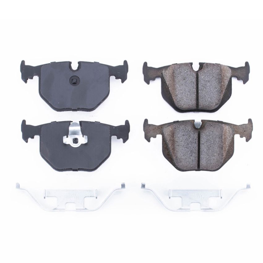 PowerStop 17-683 PowerStop - Z17 Low-Dust Ceramic Brake Pads with Hardware