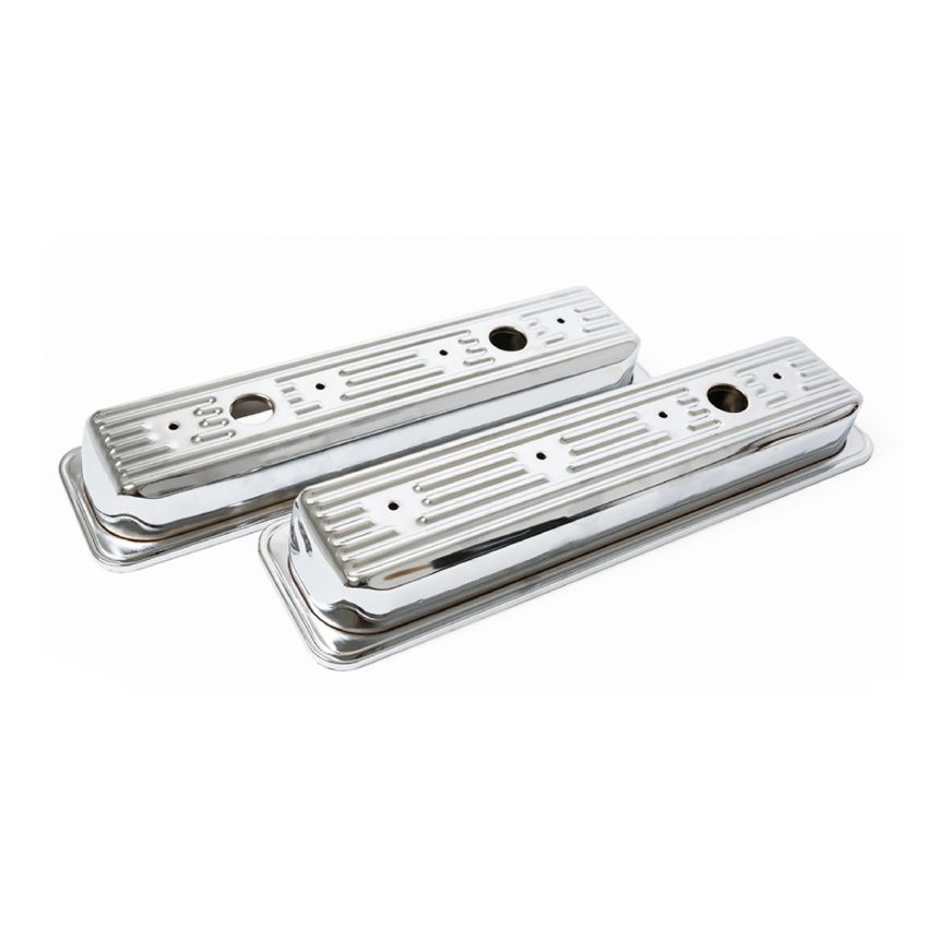 RACING POWER CO-PACKAGED RPCR9702 Chrome 87-Up Chevy 5.0L -5.7L OEM Valve Covers