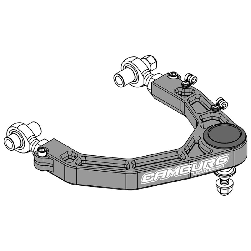 Camburg CAM-310189-RED Toyota Tundra 2WD/4WD 22-23 KINETIK V2 Performance Billet Uniball Upper Arms (Red)