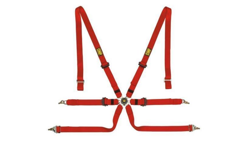 OMP Safety Harness One 2In Pull Down- Black (Fia 8853-2016)
