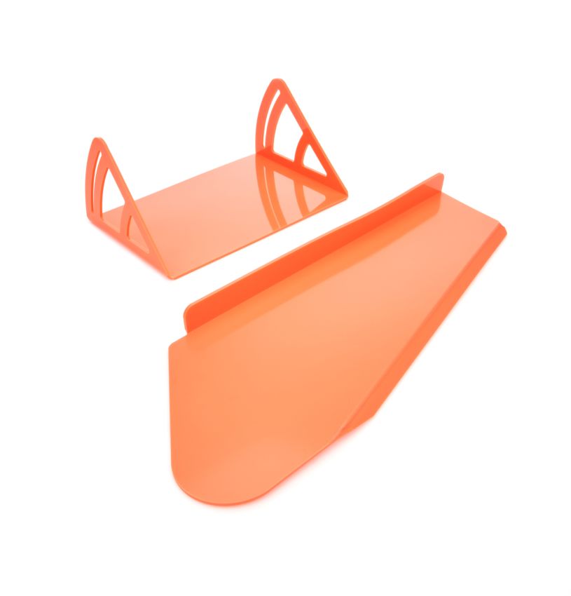 DOMINATOR RACE PRODUCTS DOM921-FOR Plastic Spoiler CrushKit Fluorescent Orange
