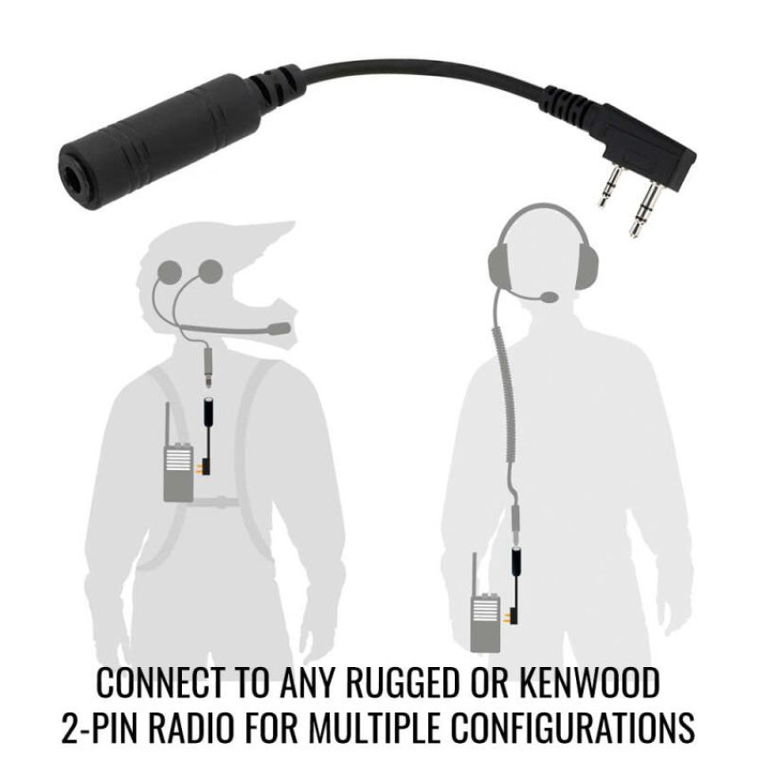 Rugged Radios ENDURO-RDH-U ENDURO Moto Kit w/ RDH - Business Band Radio