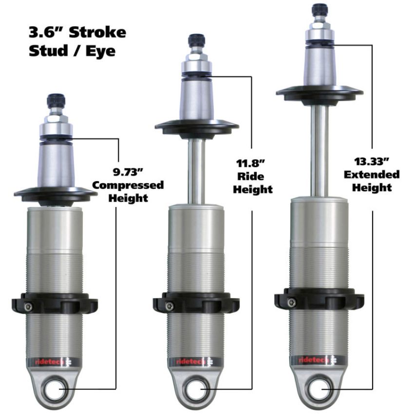 Ridetech 24139905 HQ Coil-Over shock with 3.6