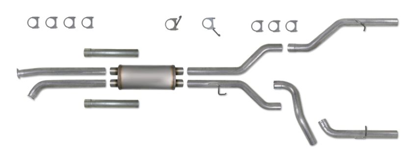Diamond Eye Performance K3422A Diamond Eye KIT 3-1/2in CB DUAL GAS AL TOYOTA TUNDRA 5.7L 07-10