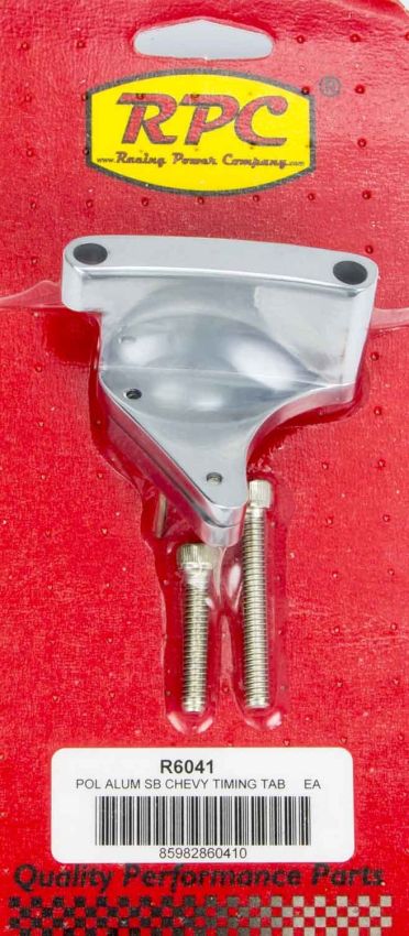 RACING POWER CO-PACKAGED RPCR6041 SBC Alum Timing Tab Polished