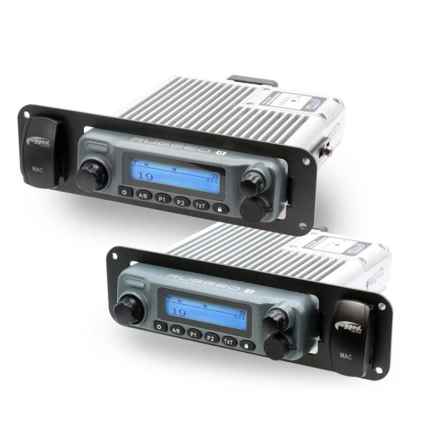 Rugged Radios MT-IDM-RM-SW In-Dash Mount with Switch Hole for