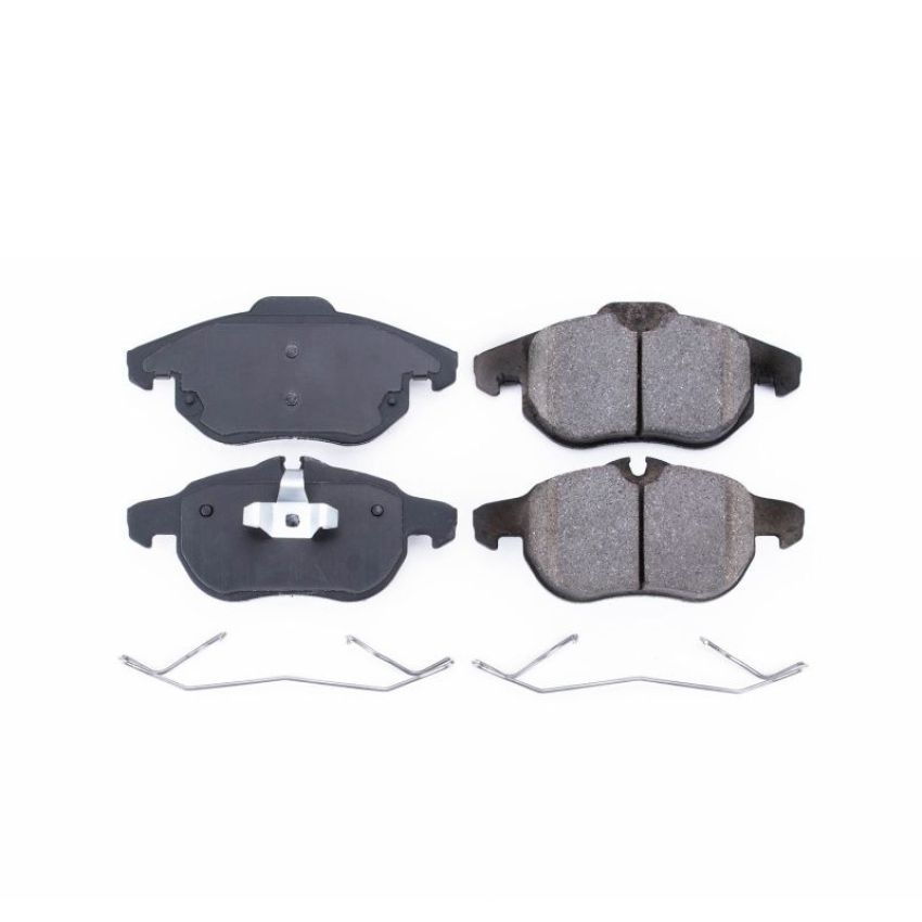 PowerStop 17-972 PowerStop - Z17 Low-Dust Ceramic Brake Pads with Hardware