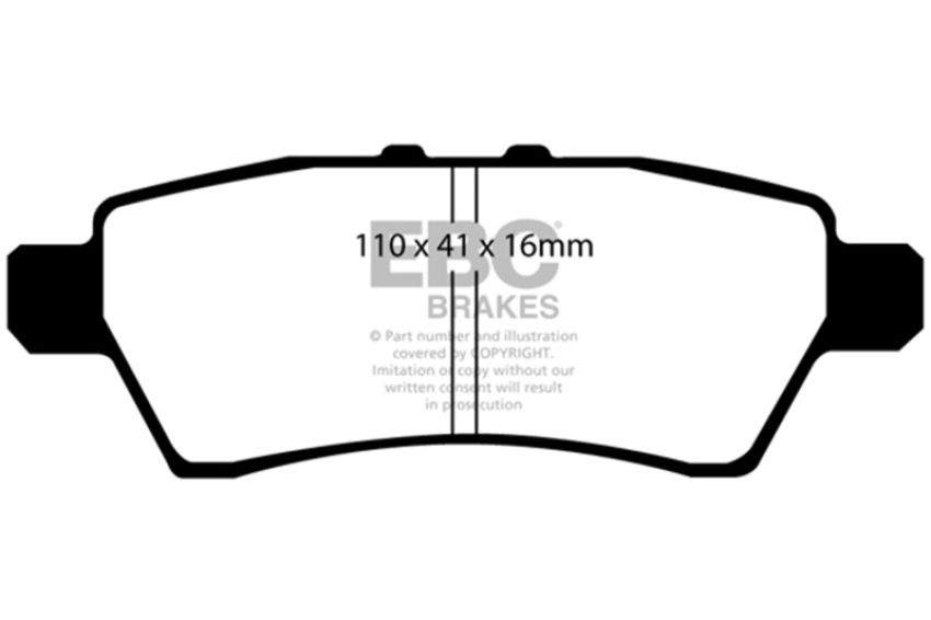 EBC Brakes DP51748NDX Bluestuff NDX Full Race Brake Pads