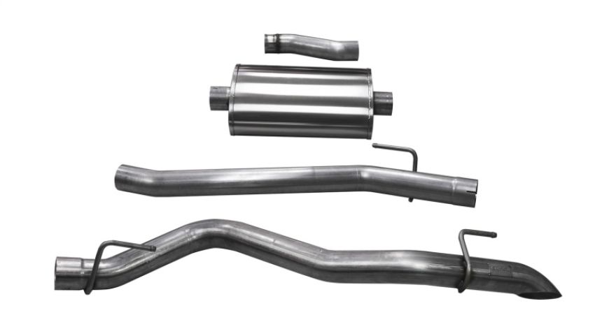 CORSA Performance 21061 Corsa 2020-2024 Jeep Gladiator JT 3.0in Cat-Back Single Side Exit w/ Turn Down Tip