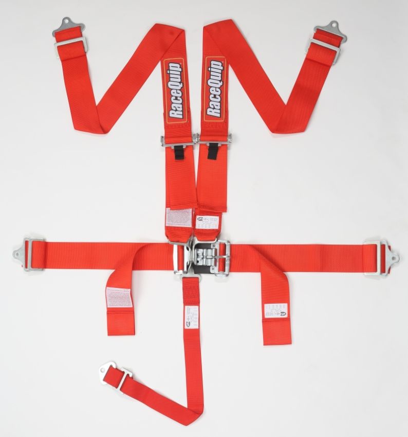 Racequip 711011 Red L & L 5pt Seat Belt