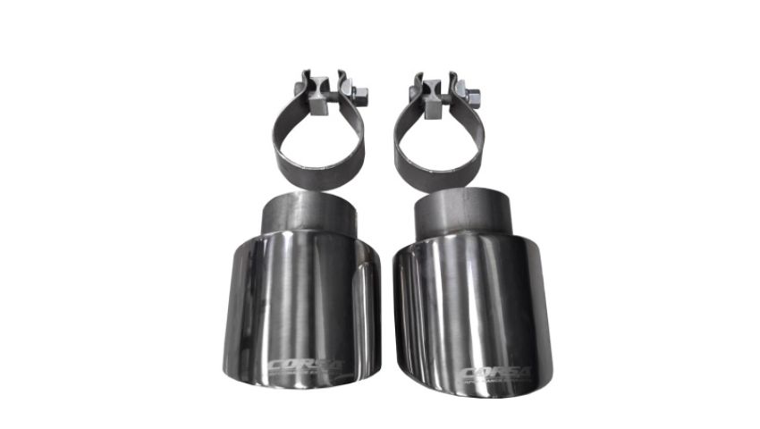 CORSA Performance 14497 Corsa 10-14 Volkswagen R Mk6 Polished Two 4.0in Polished Pro-Series Tips
