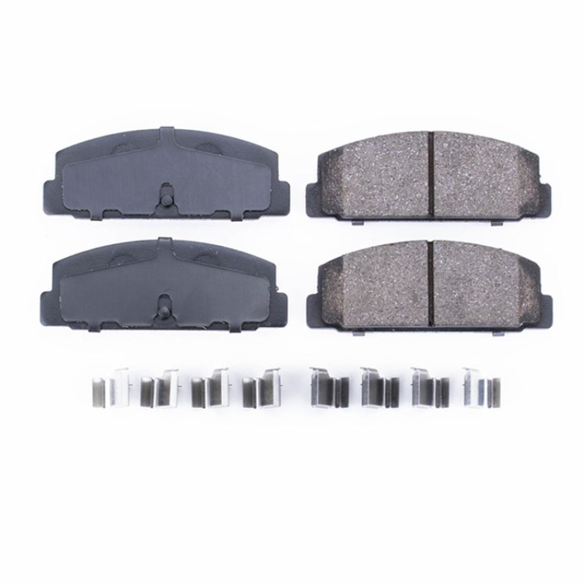 PowerStop 17-332 PowerStop - Z17 Low-Dust Ceramic Brake Pads with Hardware
