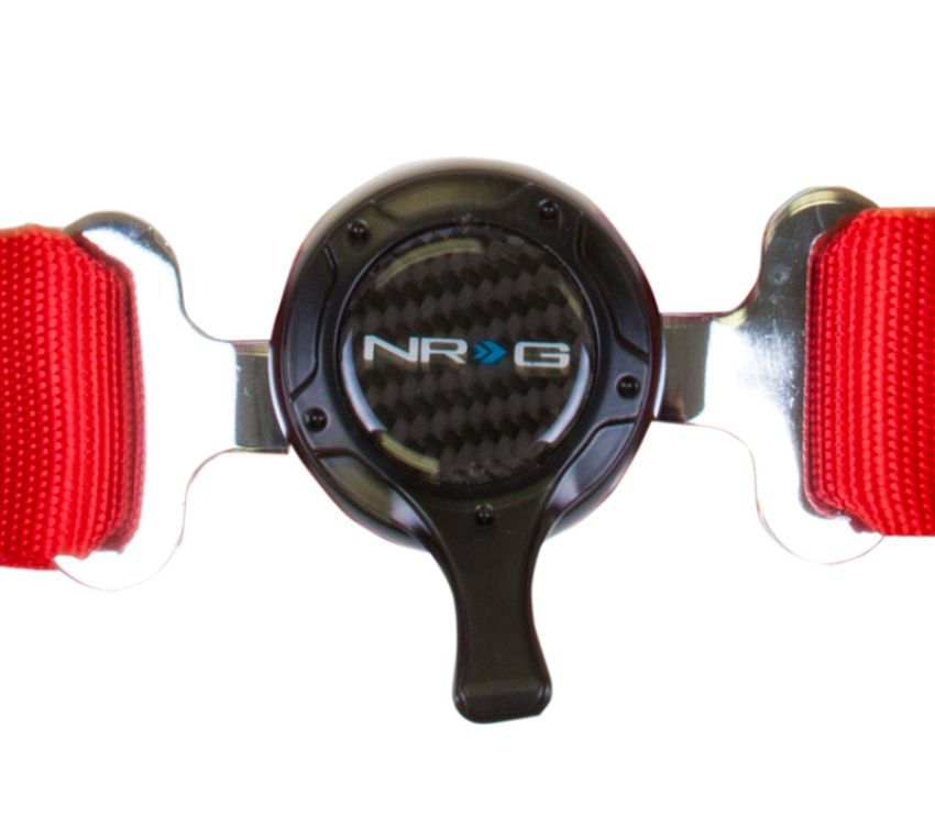 NRG SBH-4PCRD 4PT 2in. Seat Belt Harness / Cam Lock - Red