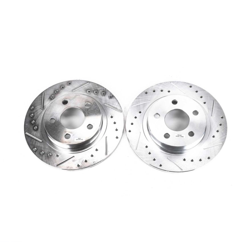 PowerStop AR8264XPR PowerStop Evolution Performance Drilled, Slotted & Plated Brake Rotor Pair