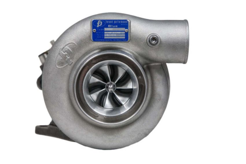 Forced Performance 2027000-0502010 Subaru STI XR Blue 73HTZ Turbo 58mm Black Housing Int WG w/Oil Line (D/S Only)