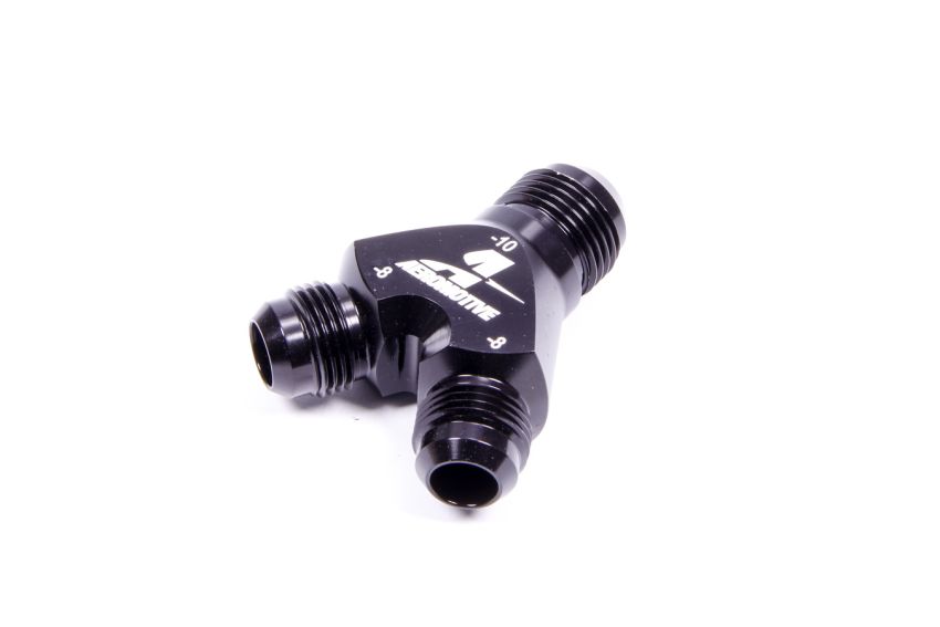 AEROMOTIVE AFS15675 Y-Block Fitting - 10an to 2 x -8an