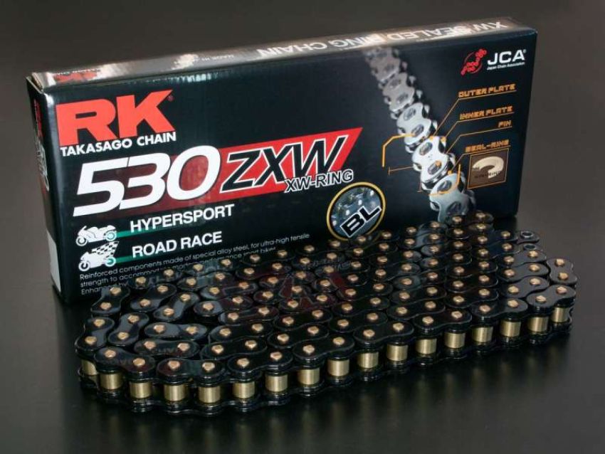 RK Chain BL530ZXW-100FT BL530ZXW-100FT XW-Ring - Black Scale