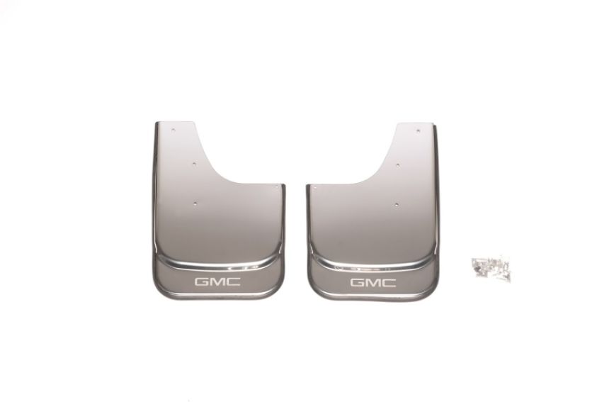 Putco 79461GM Universal MudFlaps w/ GMC Logo Etching - Set of 2 - (14.60in x 11.5in)