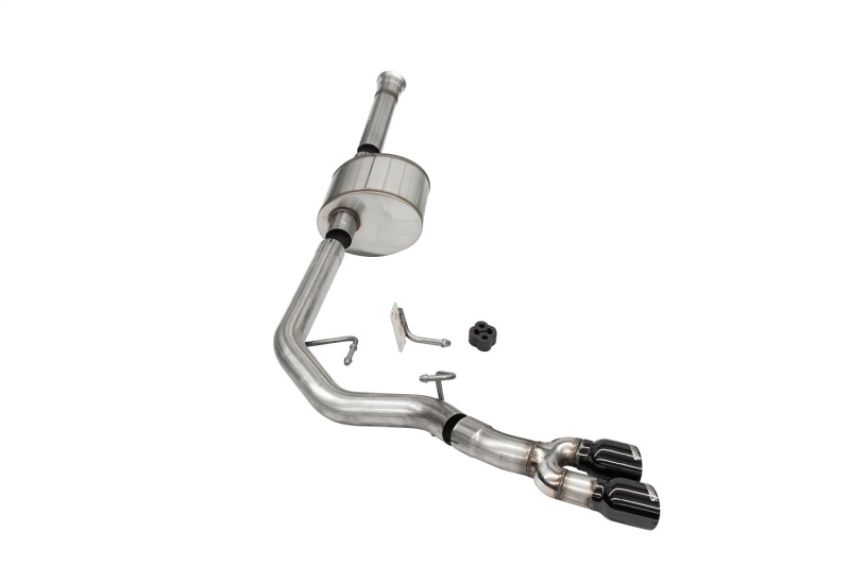 Corsa Performance 21147BLK 3.0in. Front of Tire Exit Catback Exhaust System with Twin 3.5in. Tips
