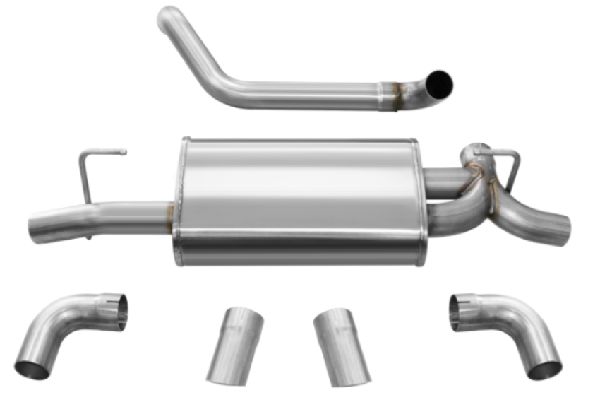 18-   Jeep JL 3.6L Axle Back Exhaust w/Turndown