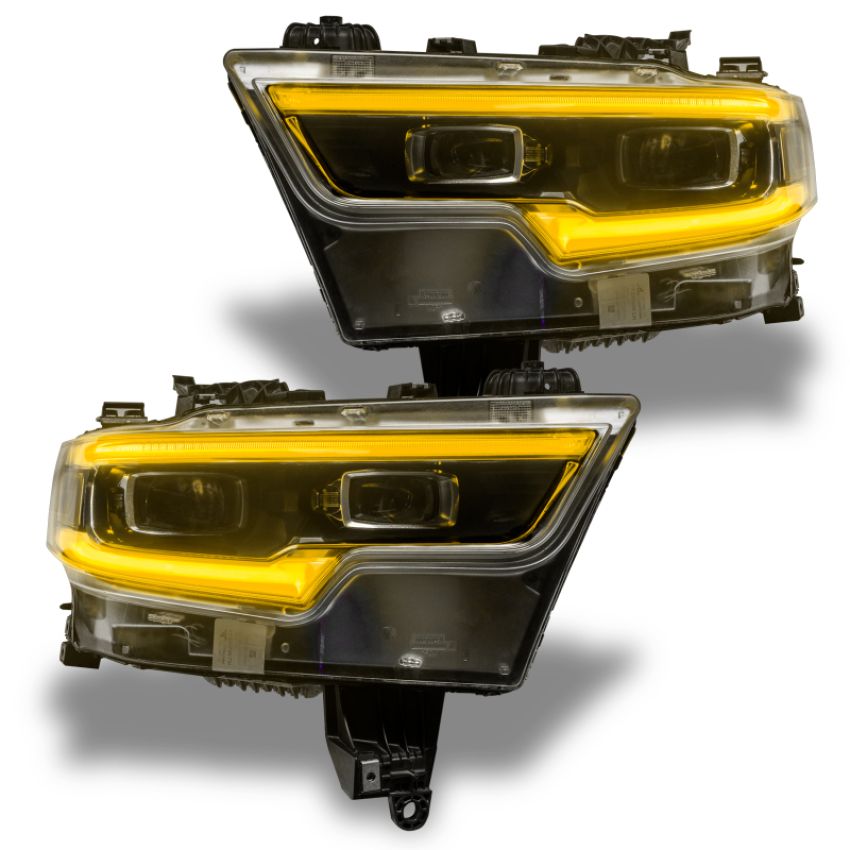 Oracle Lighting 1448-339 2019-2021 RAM 1500 ColorSHIFT(tm) RGBW+A LED Projector Headlight DRL Upgrade Kit