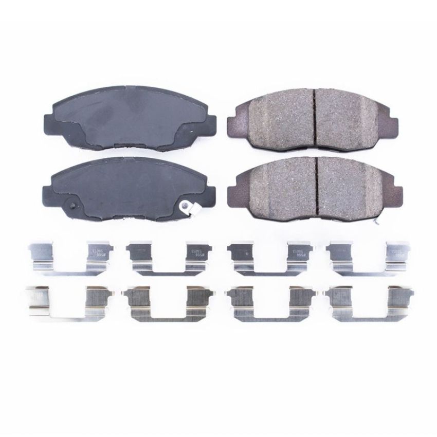 PowerStop 17-465 PowerStop - Z17 Low-Dust Ceramic Brake Pads with Hardware
