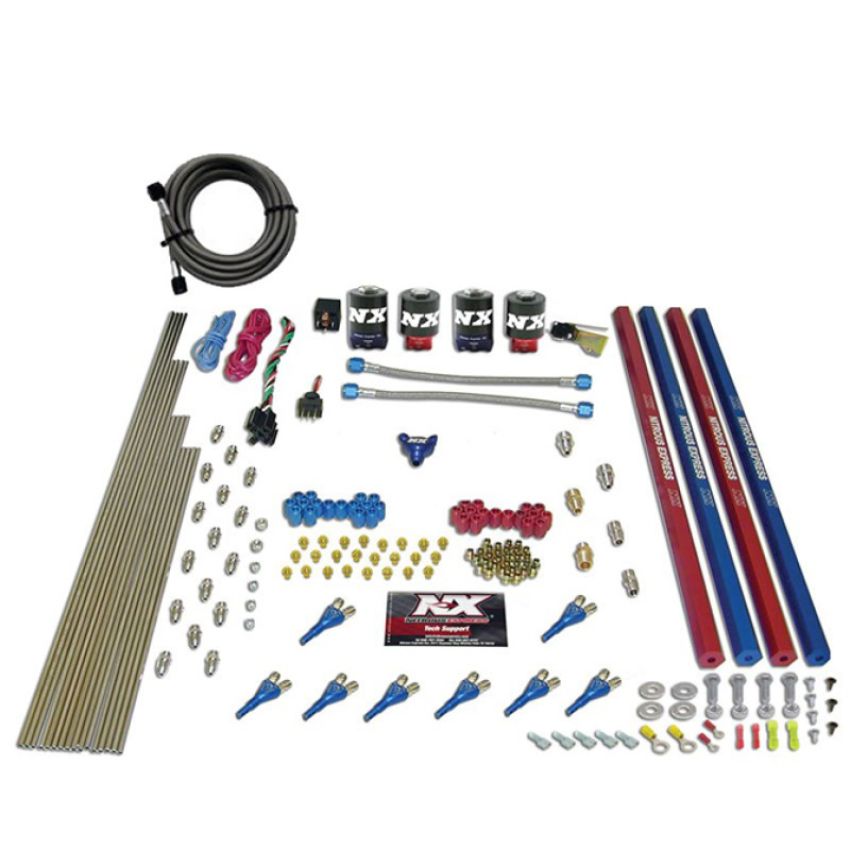 Nitrous Express 90005-00 SHARK/ALC (250-350-450-550-650HP) 2 SOLENOID SYSTEM LESS BOTTLE