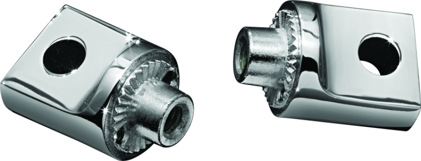Kuryakyn 8883 Non-Pivot Splined Male Adapter Chrome