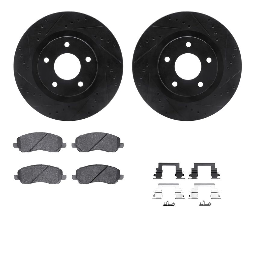 Dynamic Friction 8512-39026 Rotor Kit