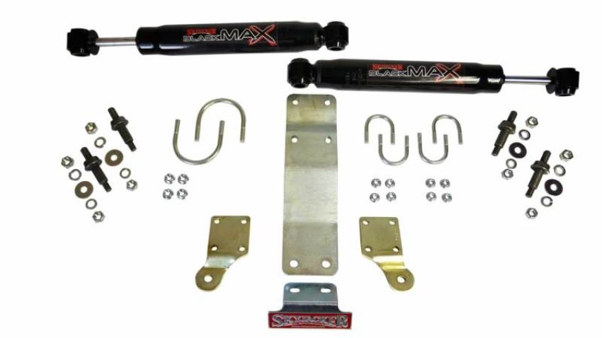 Skyjacker 8206 2007-2017 Jeep Wrangler JK/JKU Black Max Dual Steering Stabilizer Kit