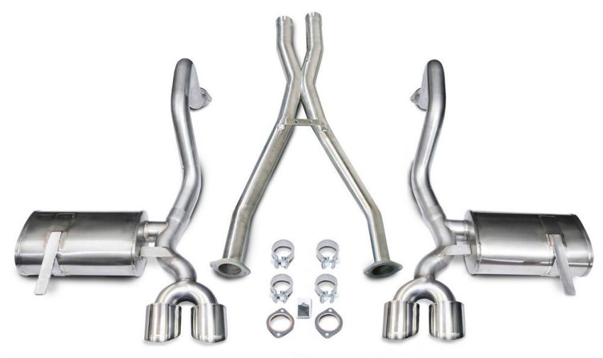 CORSA Performance 14962 Corsa 1997-2004 Chevrolet Corvette C5 Z06 5.7L V8 Polished Xtreme Cat-Back + XO Exhaust