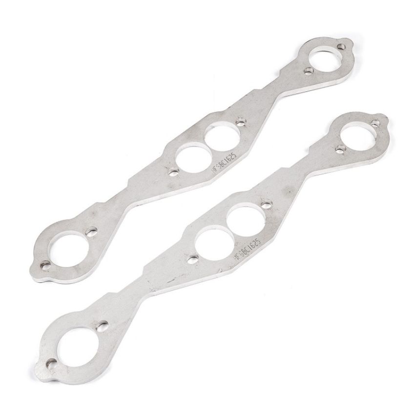Stainless Works HFSBC1625 Small Block Chevy Round Port Header 304SS Exhaust Flanges 1-5/8in Primaries