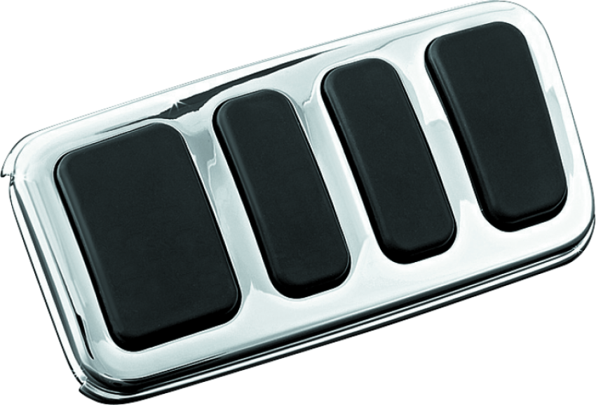 Kuryakyn 4456 ISO Brake Pedal Pad Longhorn Chrome