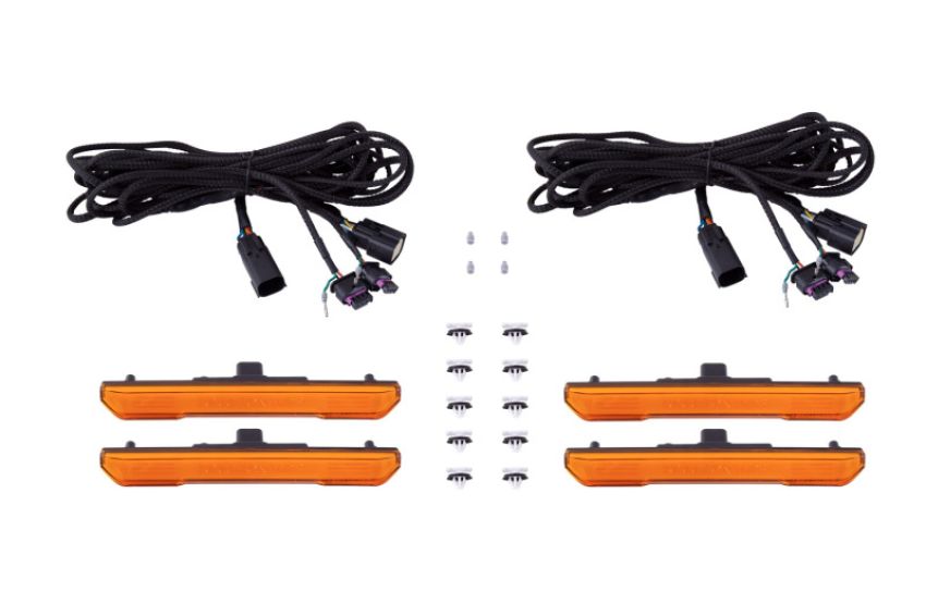 Diode Dynamics DD5151 20-21 Sierra 2500/3500 HD LED Sequential Sidemarkers - Amber Set