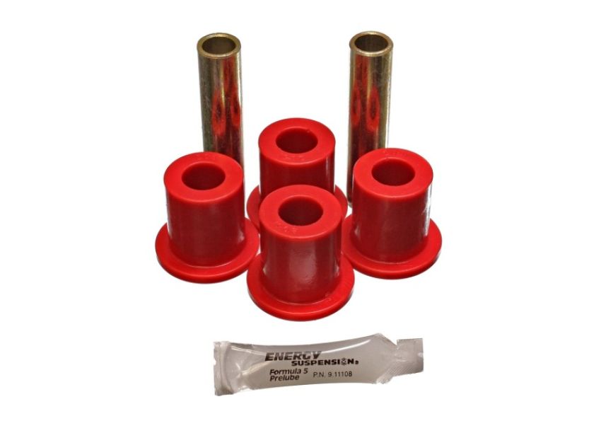 Energy Suspension 4.2128R Rr Spring Frame Shackle Kit - Red