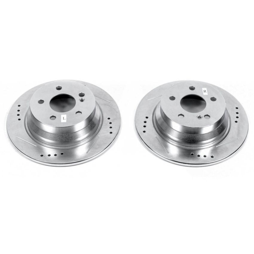 PowerStop EBR685XPR PowerStop Evolution Performance Drilled, Slotted & Plated Brake Rotor Pair