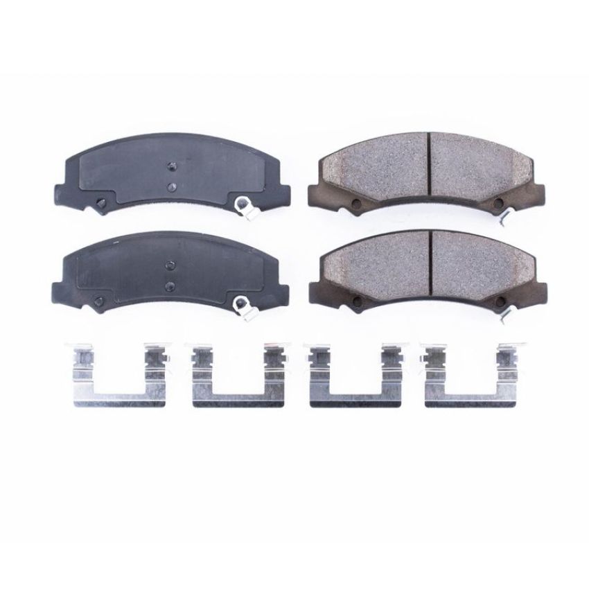 PowerStop 17-1159 PowerStop - Z17 Low-Dust Ceramic Brake Pads with Hardware