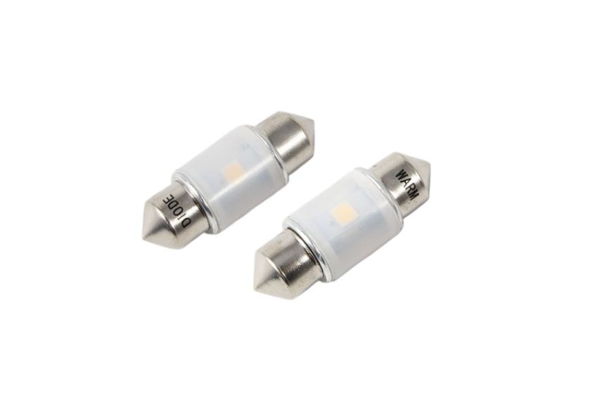 Diode Dynamics DD0351P 31mm HP6 LED Bulb LED Warm - White (Pair)