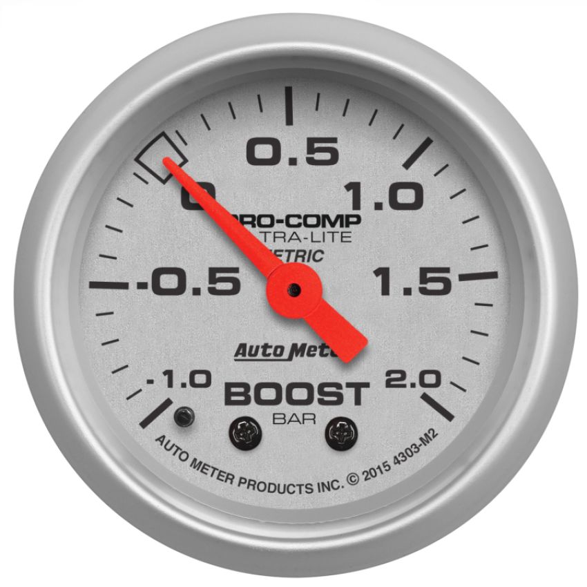 AutoMeter 4303-M2 GAUGE, VAC/BOOST, 2 1/16